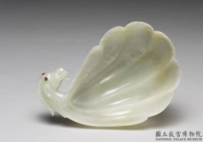 图片[3]-Jade half gourd cup with ram’s head, Muslim border regions-China Archive